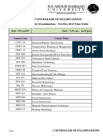 Timetable Phd Nov 2013