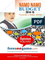 Namo Namo Budget