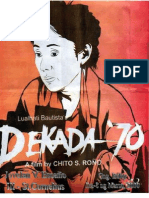 Filipino Book Report Dekada 70