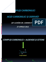 Curs de Pregatire - Carbonilici - Acizi Si Derivati - 2013