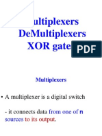Lec 13 Multiplexer Demux XOR