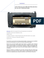 Como Comprar Um Bom DVD Carro Para 2006-2012 Mercedes Benz Vito Com GPS TV Bluetooth Radio