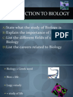 Introduction to Biology 5nov