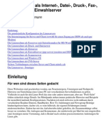 (Ebook - German) Ein Linux-Pc Als Internet-, Datei-, Druck-, Fax-, Scanner - Und Einwahlserver