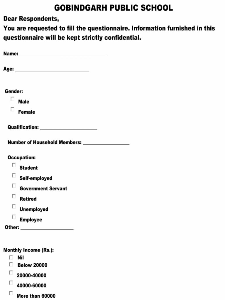 Car Buying Behavior Survey Questionnaire | PDF | Car | Vehicles