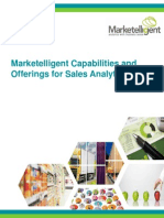 Marketelligent Capabilities & Offerings For Sales Analytics