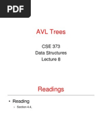 AVL Trees: CSE 373 Data Structures