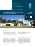 Off-grid power supply carbon footprint and sustainable energy planning of primary health facilities