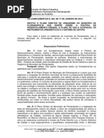 Lei Complementar N.482 de 2014 - Plano Diretor de Florianópolis