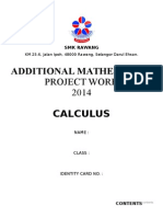 Add Maths Project Work 2014 ( SELANGOR )
