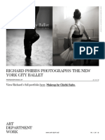 Art Department - Richard Phibbs Photographs the New York City Ballet