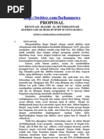 Contoh Proposal Renovasi Mesjid Pdf