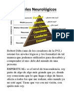 Niveles Lógicos de Pensamiento o Neurológicos PDF