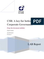 CSR and CG