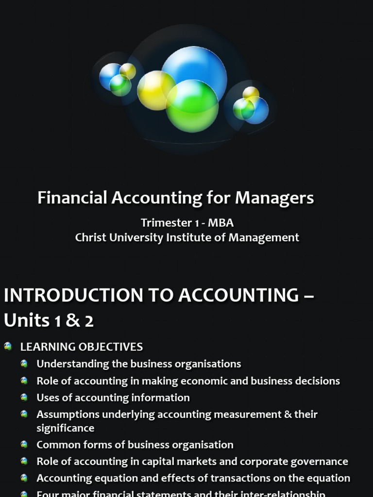 Financial Accounting For Managers Pdf Equity Finance Accounting