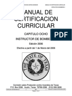 Instructor de Bomberos I: Manual de Certificación Curricular