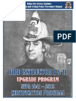 Fire Instructor I II UPGRADE Cert Manual2