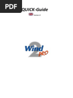 Quick Guide WindPRO 2.7 UK