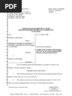 Trustee Complaint to deny discharge