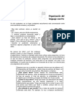 Organizacion Del Lenguaje Escrito PDF