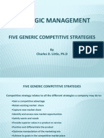 Five Generic Competitive Strategies