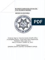 District Attorney's Report On Andy Lopez Shooting