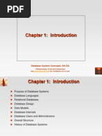 Chapter 1: Introduction: Database System Concepts, 5th Ed