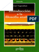 Ernst Tugendhat-Introducción A La Filosofía Analítica PDF