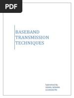 111ec0179 - Vishal Mishra - Baseband Transmission Techniques