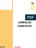 Scrambling Code Planning Strategy
