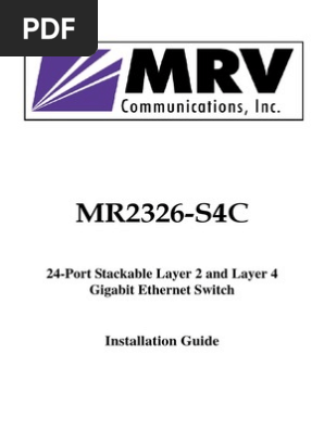 mr2326 s4c ig 052606 pdf network switch computer network