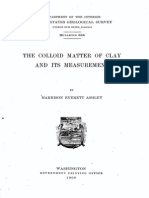 The Colloid Matter of Clay and Its Measurement: United States Geological Survey