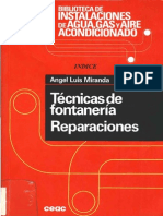 Técnicas de Fontanería. Reparaciones - Ceac