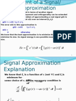 Signals Approximation, 2 Nfciet