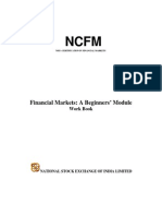 Financial Markets: A Beginners' Module: Work Book