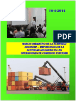 Marco Normativo de La Actividad Aduanera - Importancia de La Actividad Aduanera en Las Operaciones de Comercio Exterior (Exposición)