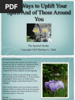 Download 101 Ways to Uplift Your Spirit and of Those Around You by Barbara A Clark SN23310158 doc pdf