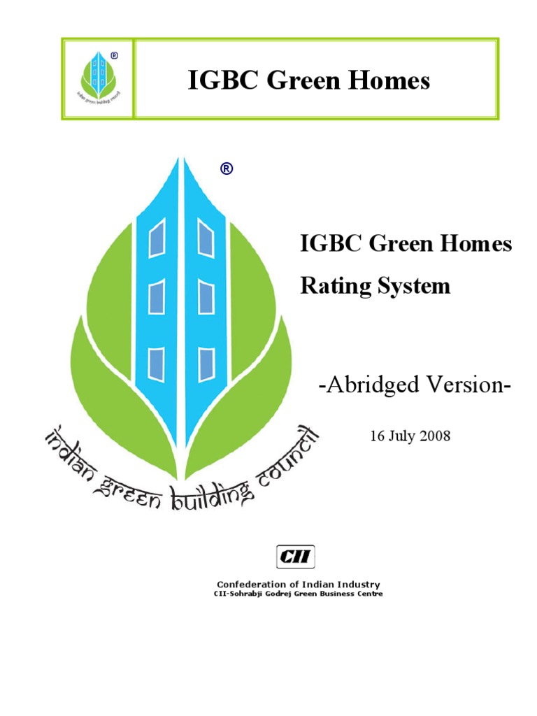 IGBC Green Homes Rating System Final Green Building Waste Management