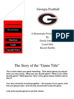Georgia Football: A Homemade Powerpoint Game by Dustin Johnson Lionel Hart Bacarri Rambo