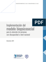 RehabilitacionComunitaria Modelo Biopsicosocial