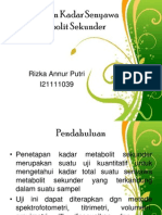 Download Penetapan Kadar Senyawa Metabolit Sekunder by Rizka Icha SN233106920 doc pdf