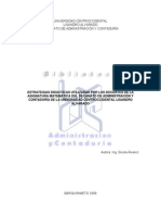 Estrategias didácticas de docentes de matemática