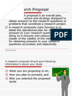 The Research Proposal: Mohammad Ilyas