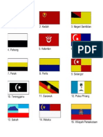 bendera negeri-negeri di Malaysia warna