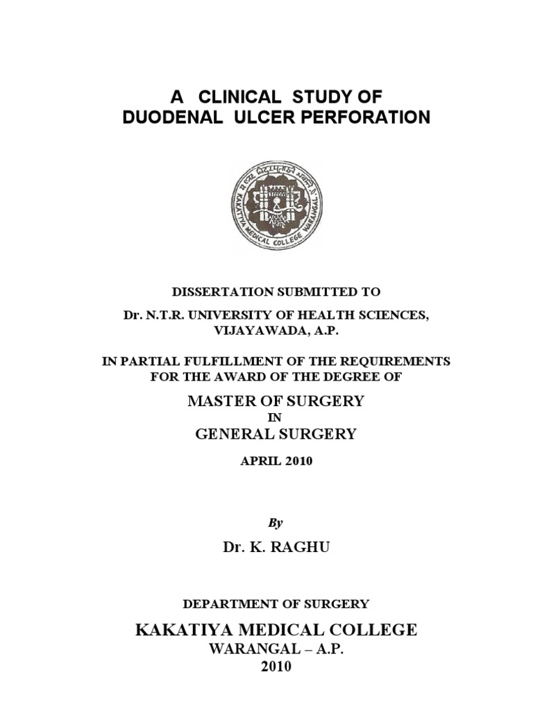 dissertation medicine thesis