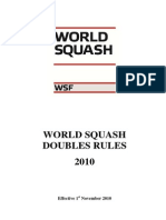 Squash Doubles Rules