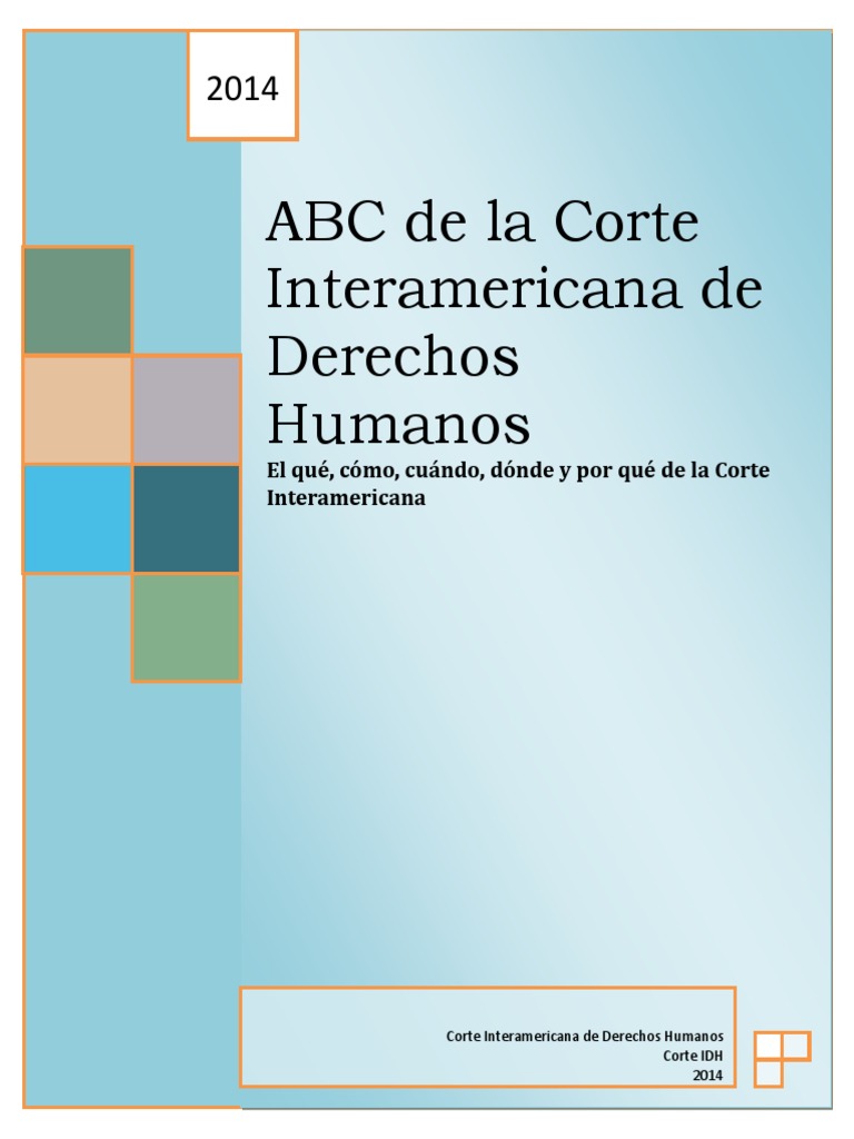 ABC de La Corte Interamericana de Derechos Humanos | PDF