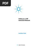 Setting Up The LAN Instrument Network