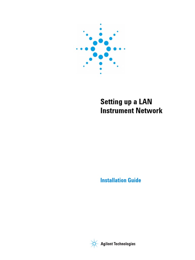 Setting Up The LAN Instrument Network | PDF | Ip Address | Computer Network
