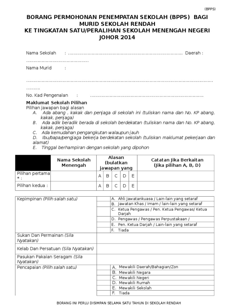 Borang Bpps Pdf